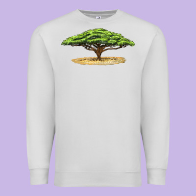 Acacia Tree Premium Sweatshirt Designed By Lillyallendesigns