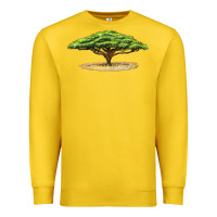 Lemon acacia tree Premium Sweatshirt - LillyAllenDesigns