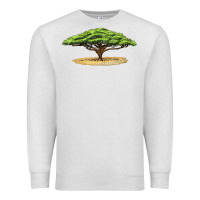 Oatmeal Heather acacia tree Premium Sweatshirt - LillyAllenDesigns
