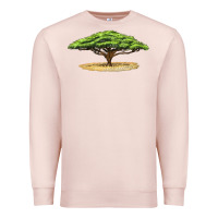 Pale Pink acacia tree Premium Sweatshirt - LillyAllenDesigns