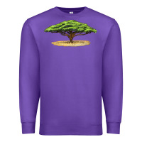 Purple acacia tree Premium Sweatshirt - LillyAllenDesigns