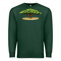 Sports Green acacia tree Premium Sweatshirt - LillyAllenDesigns