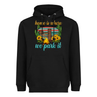 Black home is where we park it Heavyweight Hoodie - Artiststas