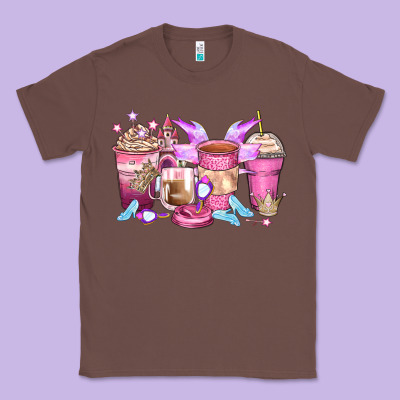 Princess Coffee Cups Classic Tee Designed By Zillion Design Studio