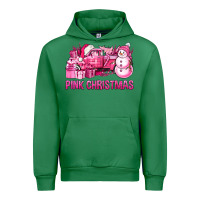 Emerald Pink Christmas Truck Urban Hoodie - BundleAndBundleShop