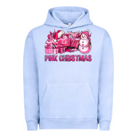 Pigment Grape Ice Pink Christmas Truck Urban Hoodie - BundleAndBundleShop