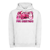 Pigment Lunar Rock Pink Christmas Truck Urban Hoodie - BundleAndBundleShop