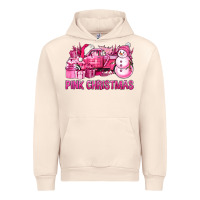 Sandshell Pink Christmas Truck Urban Hoodie - BundleAndBundleShop