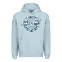 Blue Mist frostys snowflake cafe Premium Hoodie - MaliasSmallBusiness