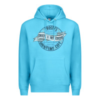 Ocean Blue frostys snowflake cafe Premium Hoodie - MaliasSmallBusiness