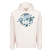 Pale Pink frostys snowflake cafe Premium Hoodie - MaliasSmallBusiness