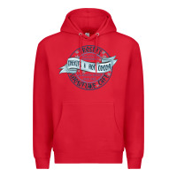 Red frostys snowflake cafe Premium Hoodie - MaliasSmallBusiness