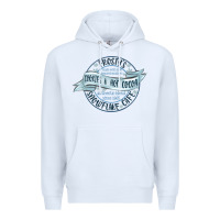 White frostys snowflake cafe Premium Hoodie - MaliasSmallBusiness