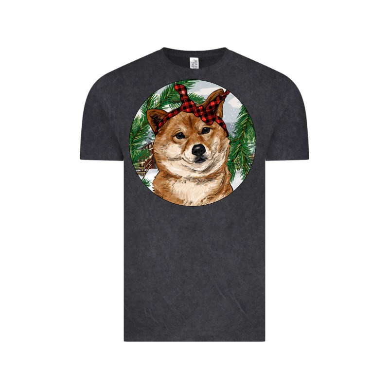 Shiba Inu Christmas Vintage Tee by RanaPortraitStore | Teevron