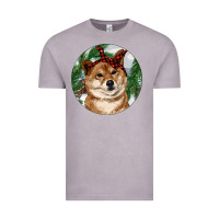 Vintage Zinc Shiba Inu Christmas Vintage Tee - RanaPortraitStore