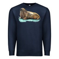 Navy Walrus Premium Sweatshirt - LillyAllenDesigns