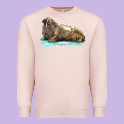 Walrus Premium Sweatshirt Designed By Lillyallendesigns