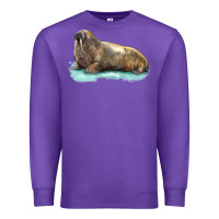 Purple Walrus Premium Sweatshirt - LillyAllenDesigns