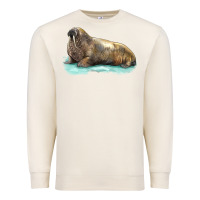 Sandshell Walrus Premium Sweatshirt - LillyAllenDesigns