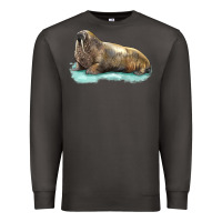 Smoke Walrus Premium Sweatshirt - LillyAllenDesigns