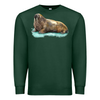 Sports Green Walrus Premium Sweatshirt - LillyAllenDesigns