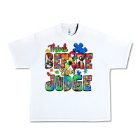 Think Before You Judge Autism Urban Heavy Tee | Teevron