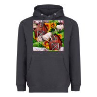 Smoke Mama And Baby Pig Heavyweight Hoodie - BundleAndBundleShop