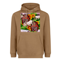 Mama And Baby Pig Heavyweight Hoodie | Teevron