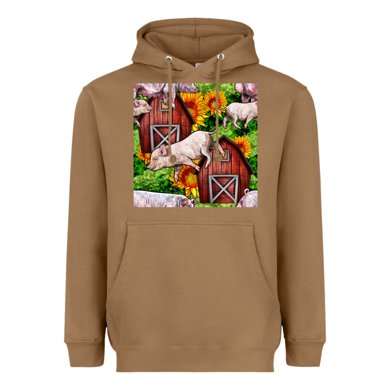 Mama And Baby Pig Heavyweight Hoodie by BundleAndBundleShop | Teevron