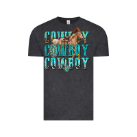 Vintage Black cowboy cowboy cowboy Vintage Tee - texasbilliewilder