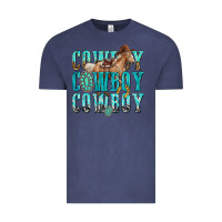 Vintage Denim cowboy cowboy cowboy Vintage Tee - texasbilliewilder