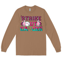 Toasted Coconut Strike Out Cancer Baseball Long Sleeve Tee - texasbilliewilder
