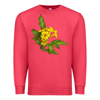 Cardinal yellow elder flower Premium Sweatshirt - LillyAllenDesigns