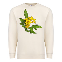 Sandshell yellow elder flower Premium Sweatshirt - LillyAllenDesigns