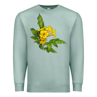 Seafoam yellow elder flower Premium Sweatshirt - LillyAllenDesigns