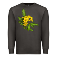Smoke yellow elder flower Premium Sweatshirt - LillyAllenDesigns