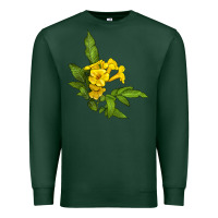 Sports Green yellow elder flower Premium Sweatshirt - LillyAllenDesigns