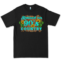 Black raised 90's country cactus sunflower's Premium Tee - Artiststas