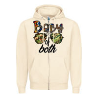 Sandshell baby of both Zipper Hoodie - CowhideDigitalArt