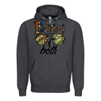 Smoke baby of both Zipper Hoodie - CowhideDigitalArt