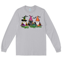 Moon Dust happy halloween gnome pumpkin Long Sleeve Tee - RanaPortraitStore