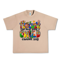 Burro teacher can hear what a child cannot say Urban Heavy Tee - Zillion Design Studio