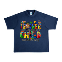 Navy teacher can hear what a child cannot say Urban Heavy Tee - Zillion Design Studio
