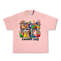 Salmon teacher can hear what a child cannot say Urban Heavy Tee - Zillion Design Studio