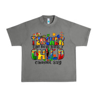 Tornado teacher can hear what a child cannot say Urban Heavy Tee - Zillion Design Studio