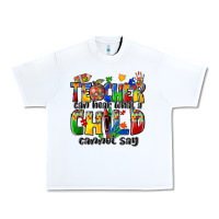 White teacher can hear what a child cannot say Urban Heavy Tee - Zillion Design Studio