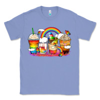 Colony Blue rainbow coffee cups Classic Tee - Zillion Design Studio