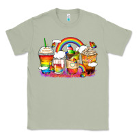 Matcha rainbow coffee cups Classic Tee - Zillion Design Studio
