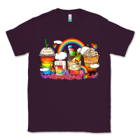 Plum rainbow coffee cups Classic Tee - Zillion Design Studio