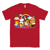 Red rainbow coffee cups Classic Tee - Zillion Design Studio